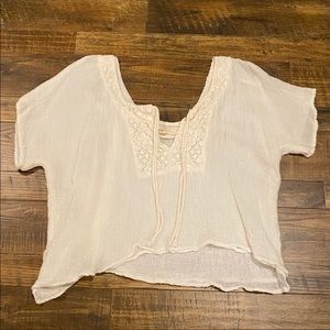 Jen’s Pirate Booty boho gauze top